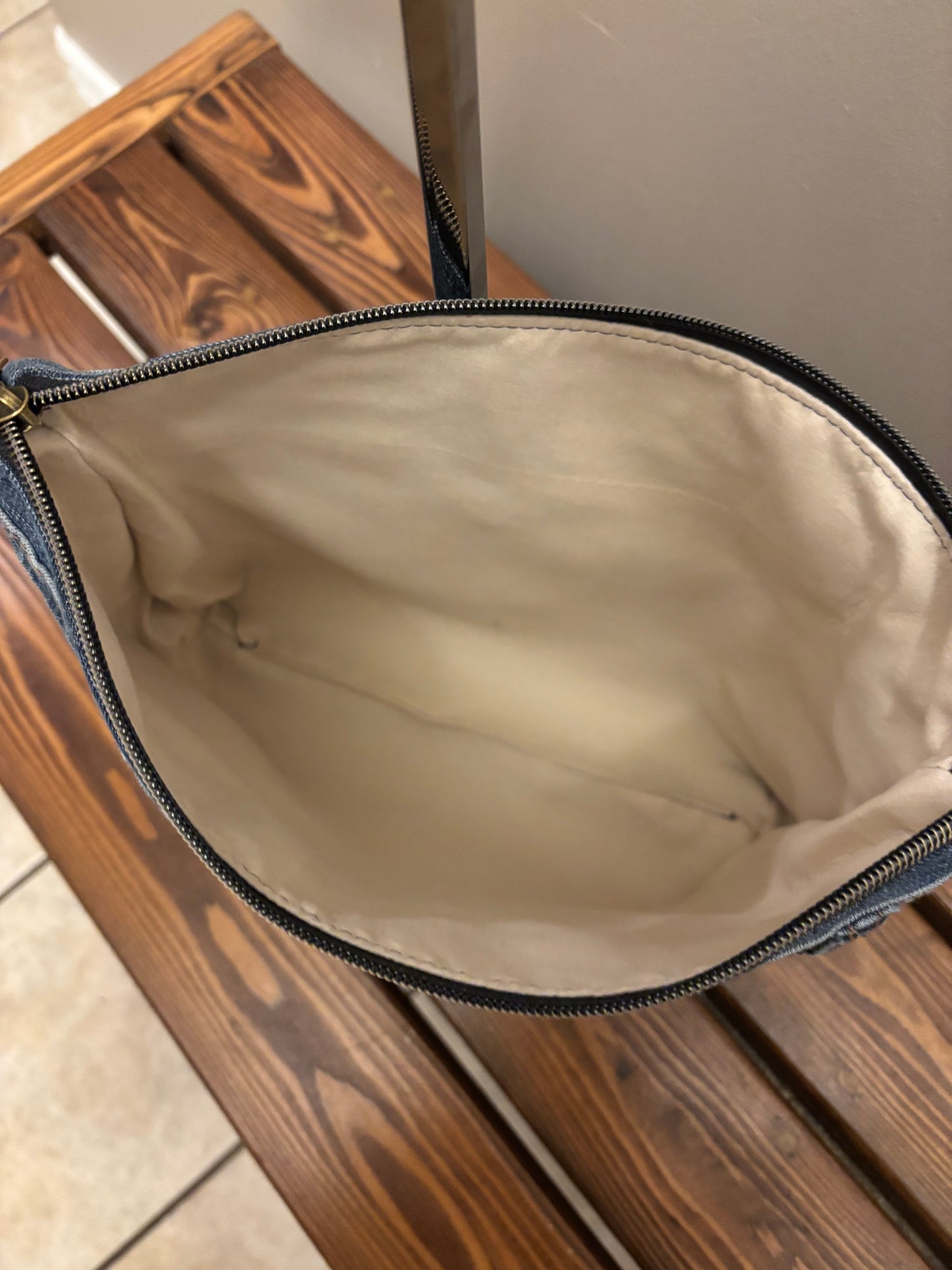 Upcycled Denim Jean’s Crossbody Bag