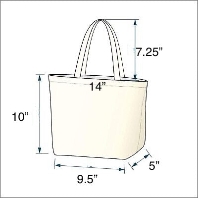 Upcycled Denim and Natural Canvas Shoulder Bag