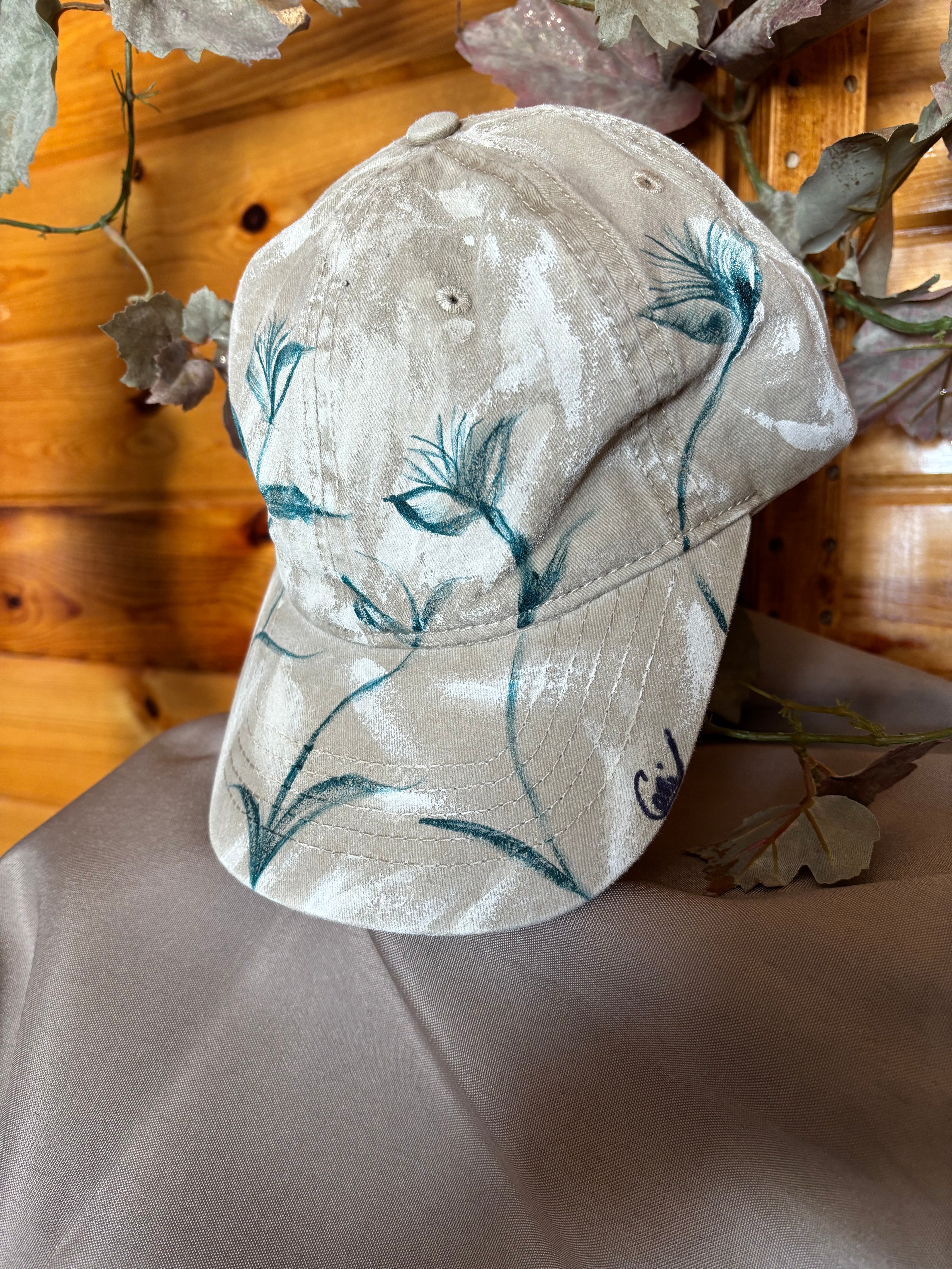 Twill Cotton Hand Painted Baseball Cap